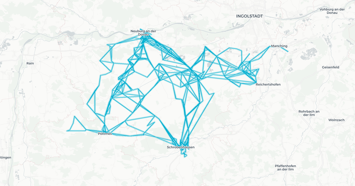 Liniennetz von Landkreis Neuburg-Schrobenhausen