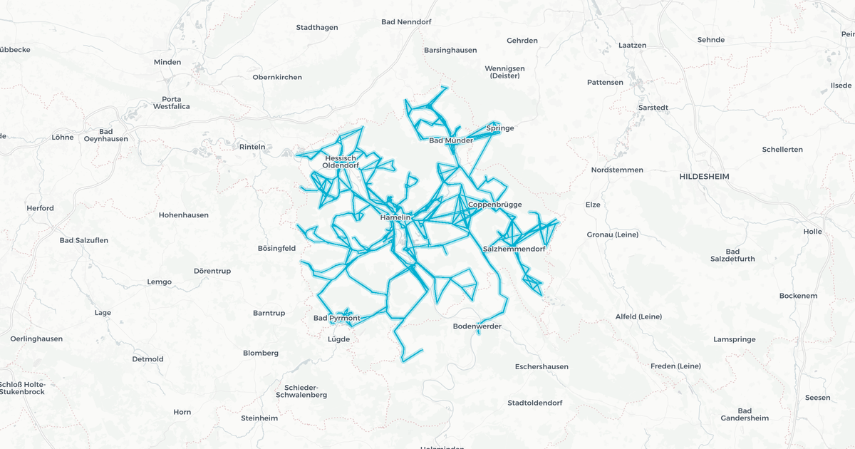 Liniennetz von Lkr. Hameln-Pyrmont