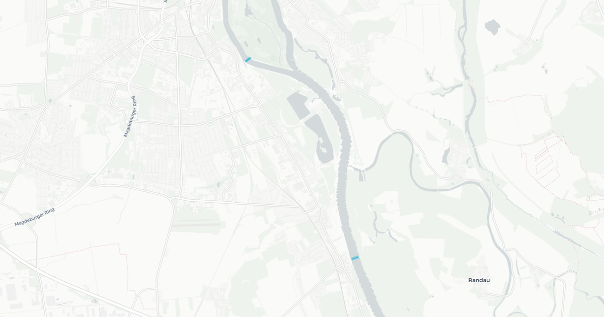 Liniennetz von Magdeburger Weiße Flotte