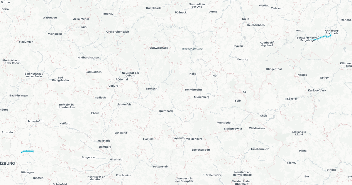 Liniennetz von Mainschleifenbahn
