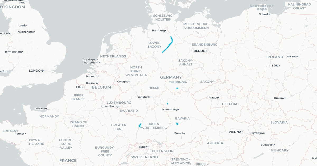 Liniennetz von metronom