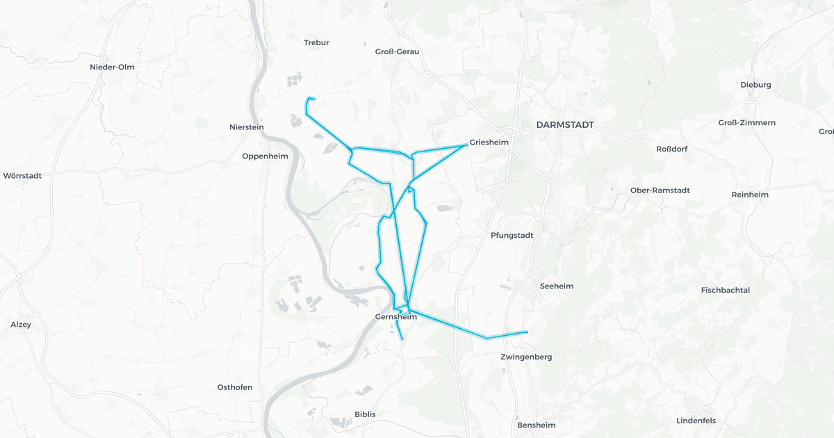 Liniennetz von Müller Omnibusbetrieb
