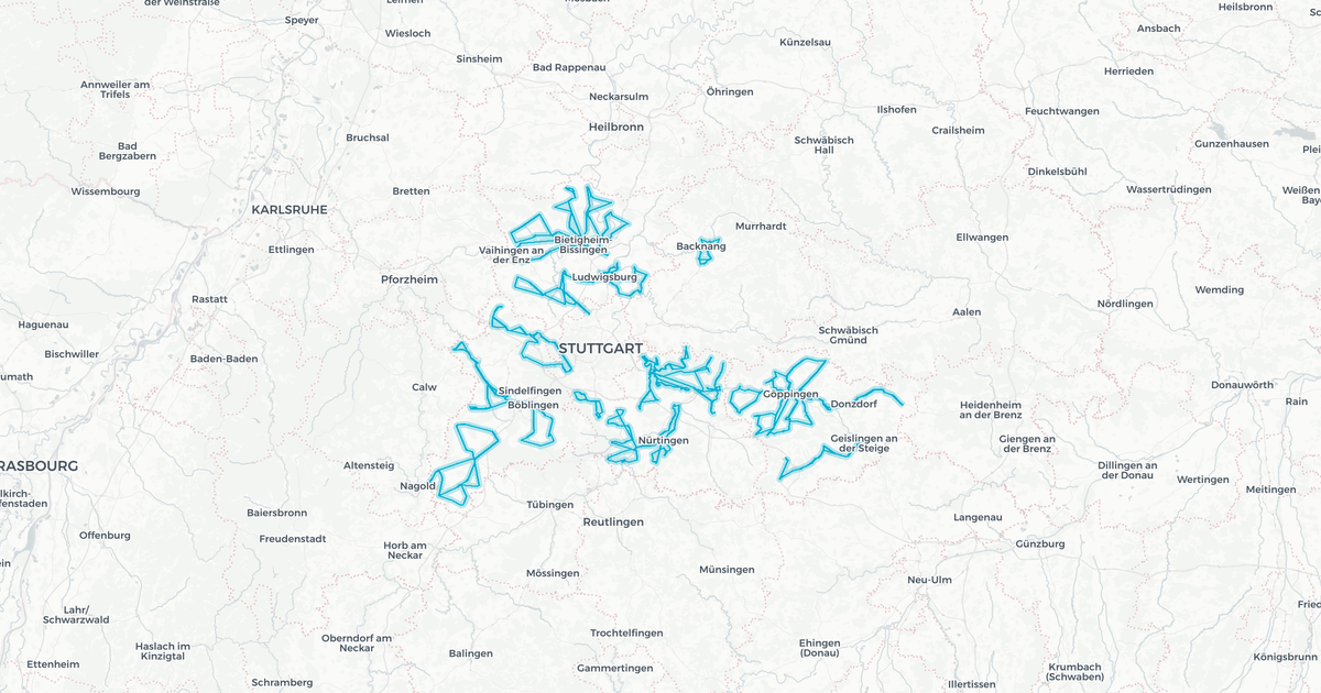 Liniennetz von Nachtbus (Region)