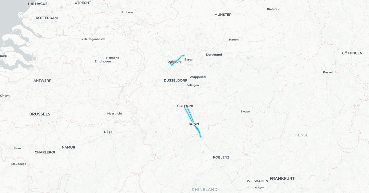 Liniennetz von National Express