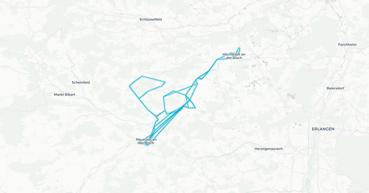 Liniennetz von Neustadt an der Aisch