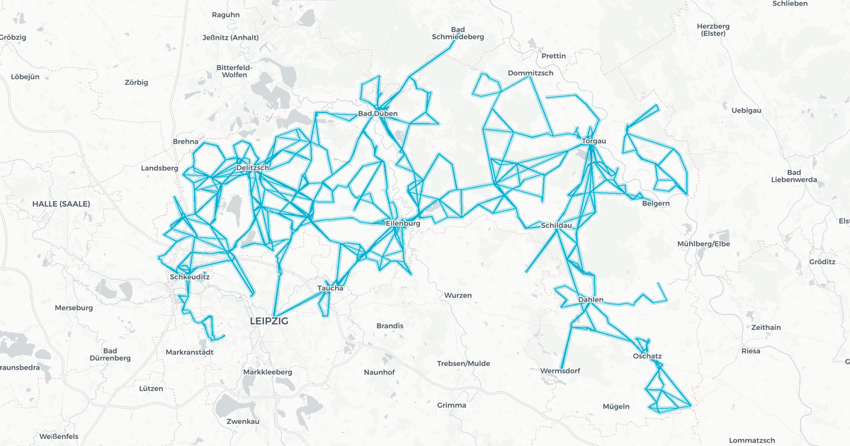 Liniennetz von Nordsachsen Mobil