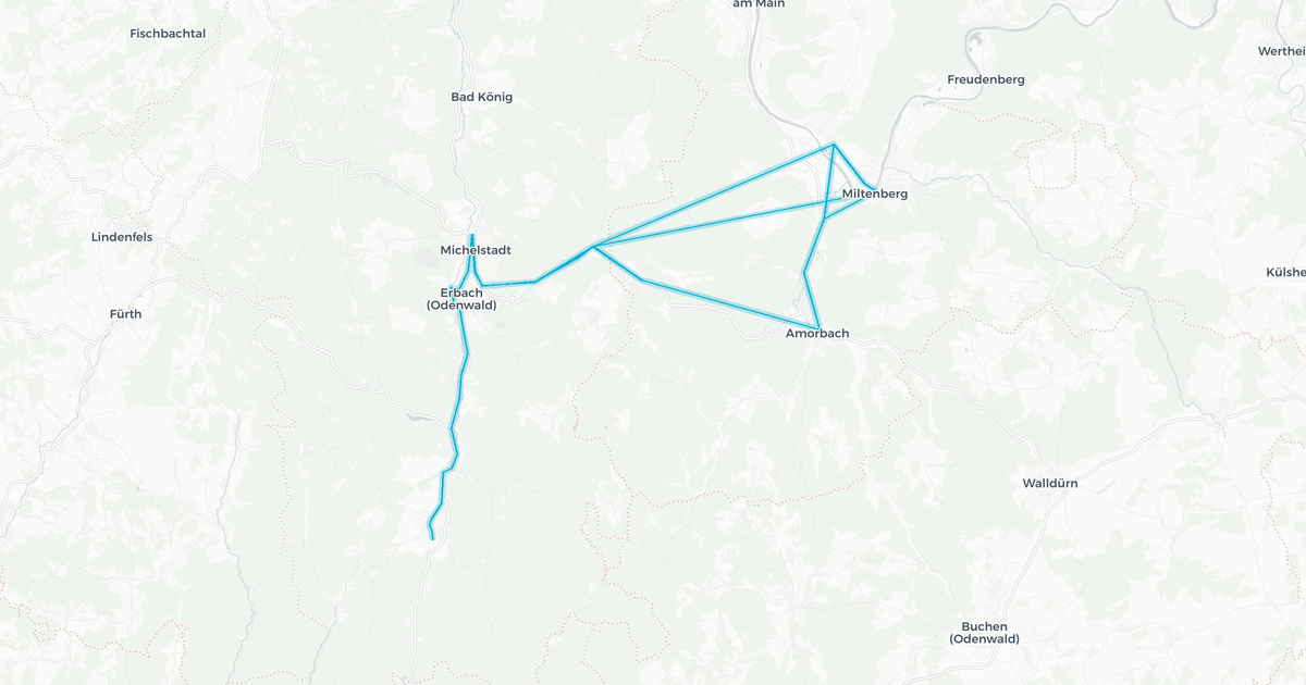 Liniennetz von Omnibus Sauter