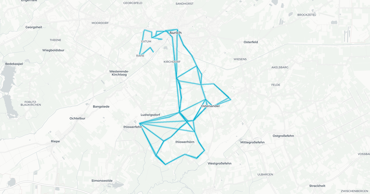 Liniennetz von Omnibusbetrieb Andreesen