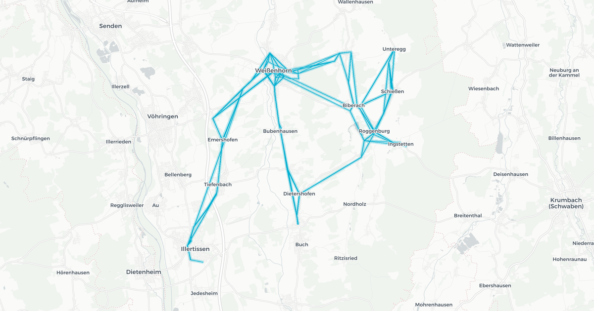 Liniennetz von Oster