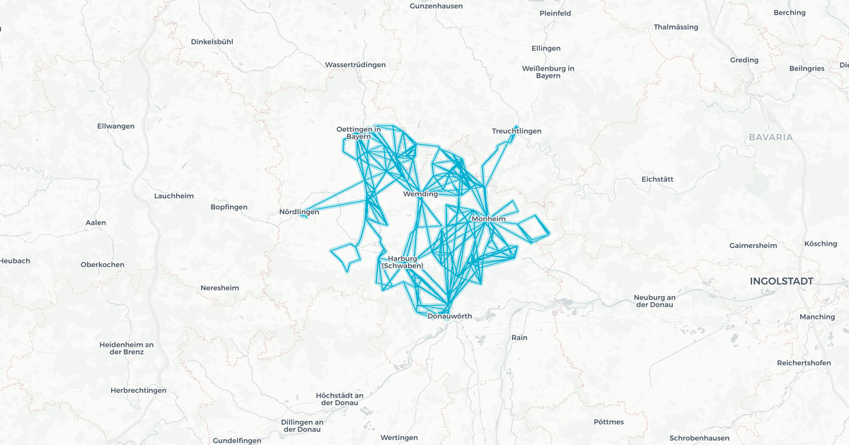 Liniennetz von Osterrieder