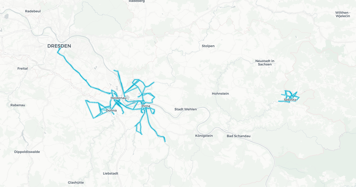 Liniennetz von OVPS-Stadtbus