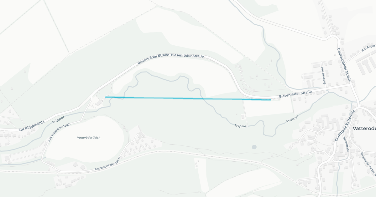 Liniennetz von Parkeisenbahn Vatterode