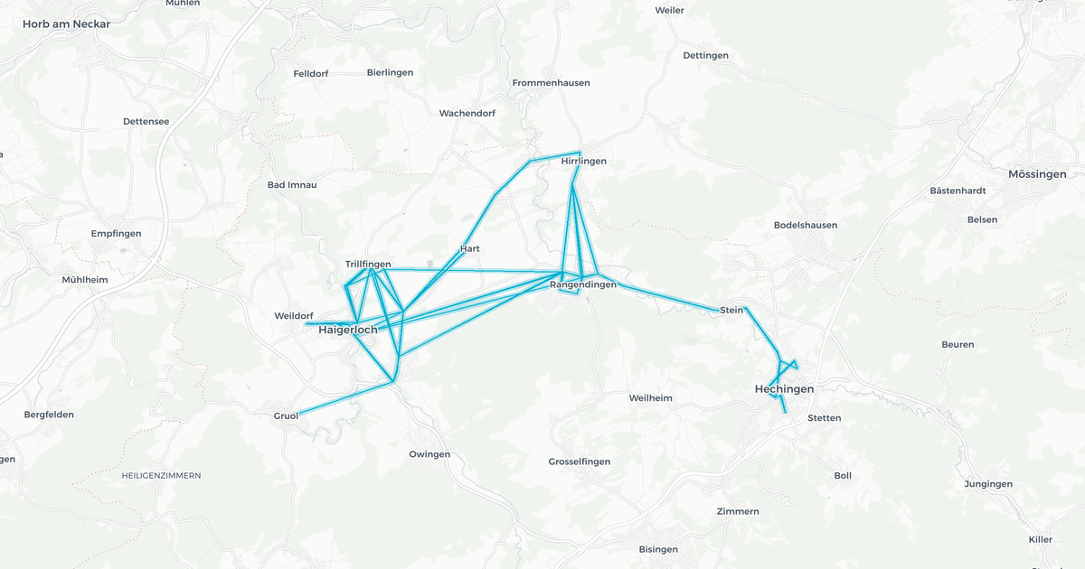 Liniennetz von RAB-Bus