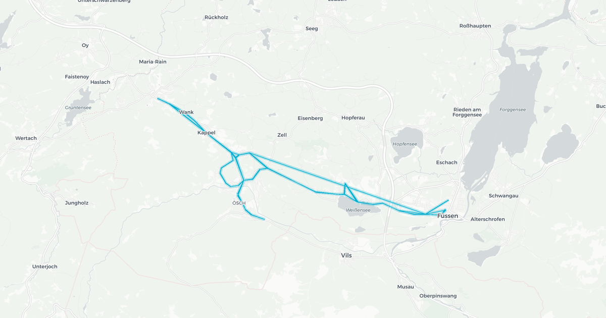 Liniennetz von RBA Kempten