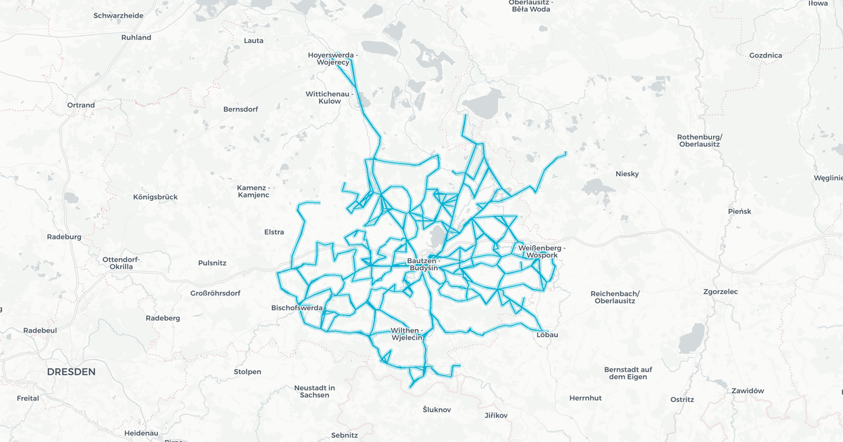Liniennetz von RBO-Bus