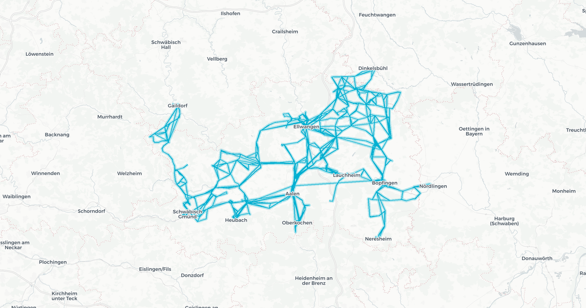 Liniennetz von RBS AA + FMO SHA