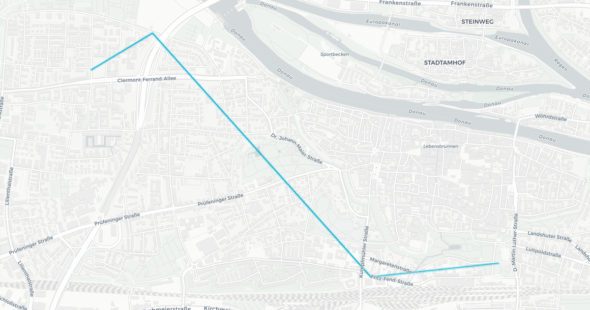 Liniennetz von Regensburger Verkehrsbetrieb1
