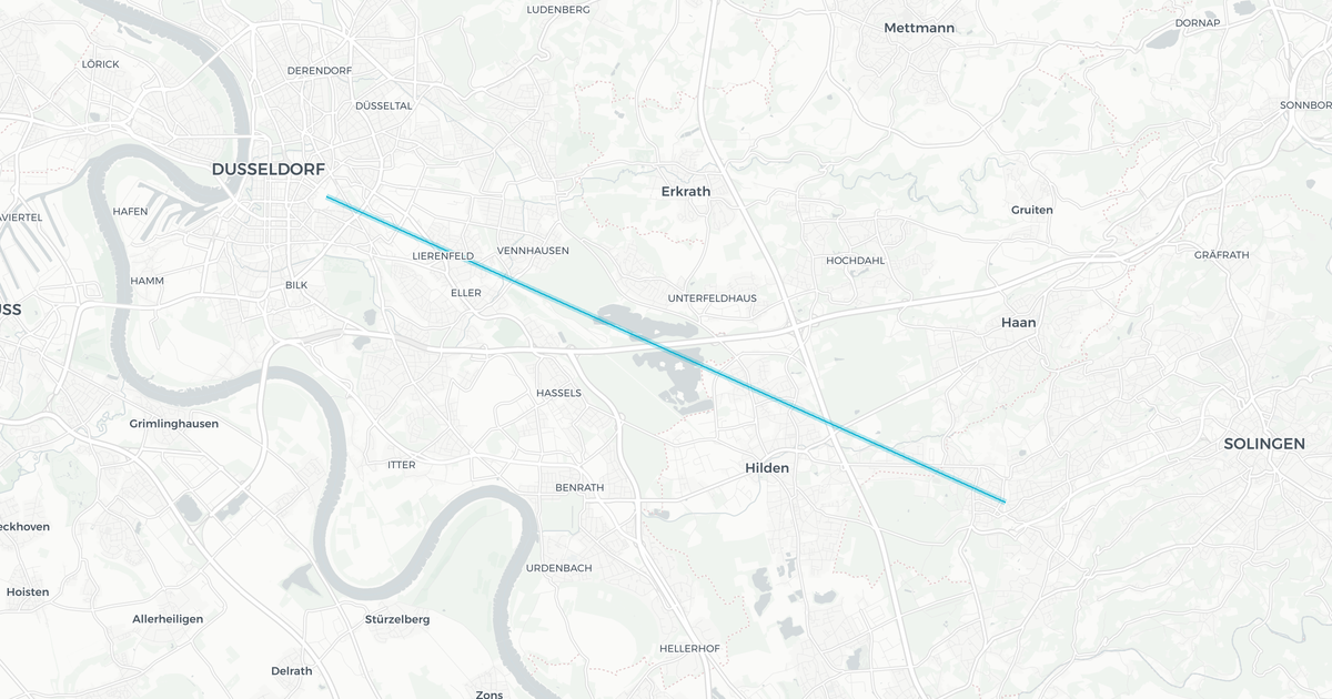Liniennetz von REGIOBAHN