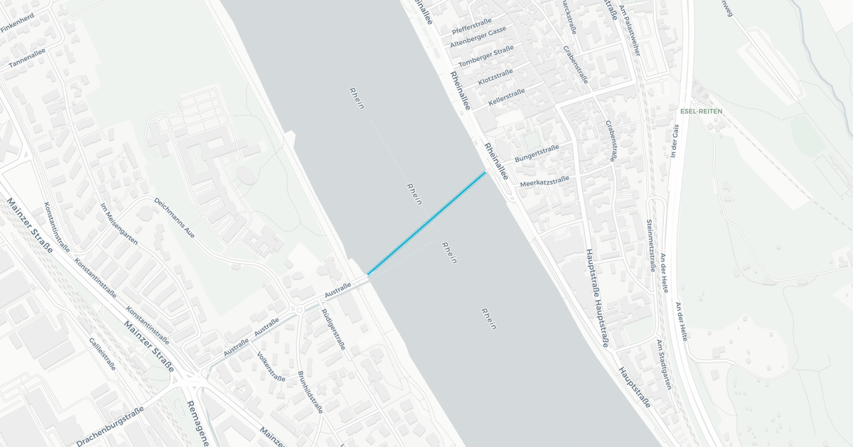Liniennetz von Rheinfähre Königswinter GmbH