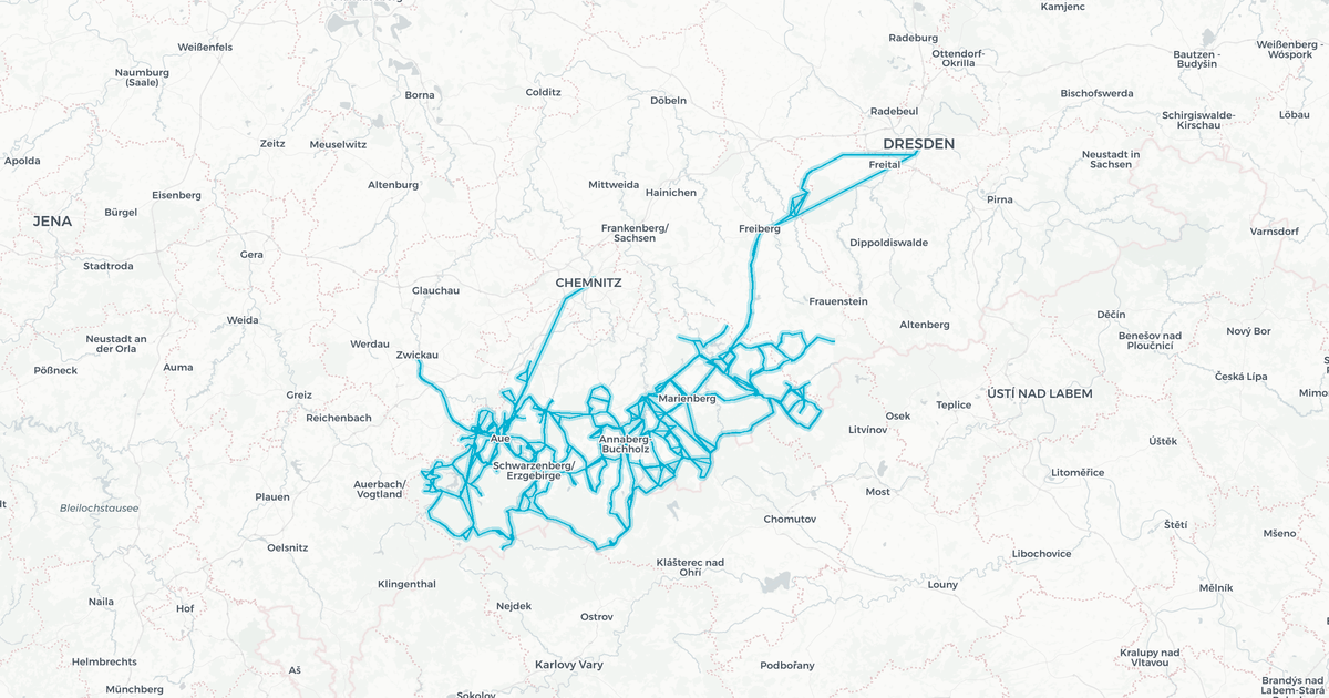 Liniennetz von RV BVO Bus