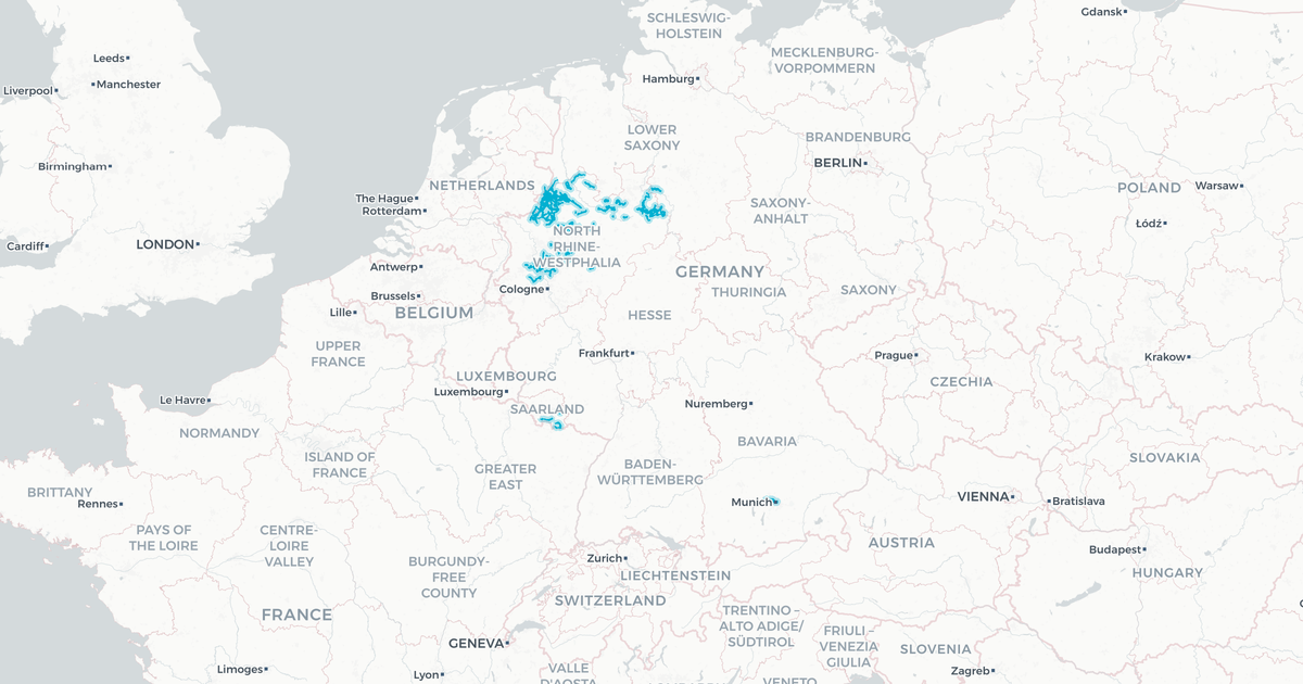 Liniennetz von RVM Kreis Borken