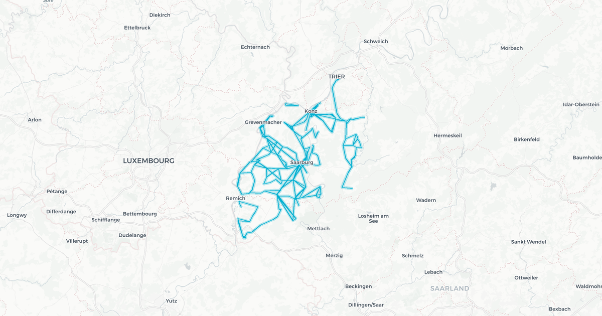 Liniennetz von Saargau on Tour