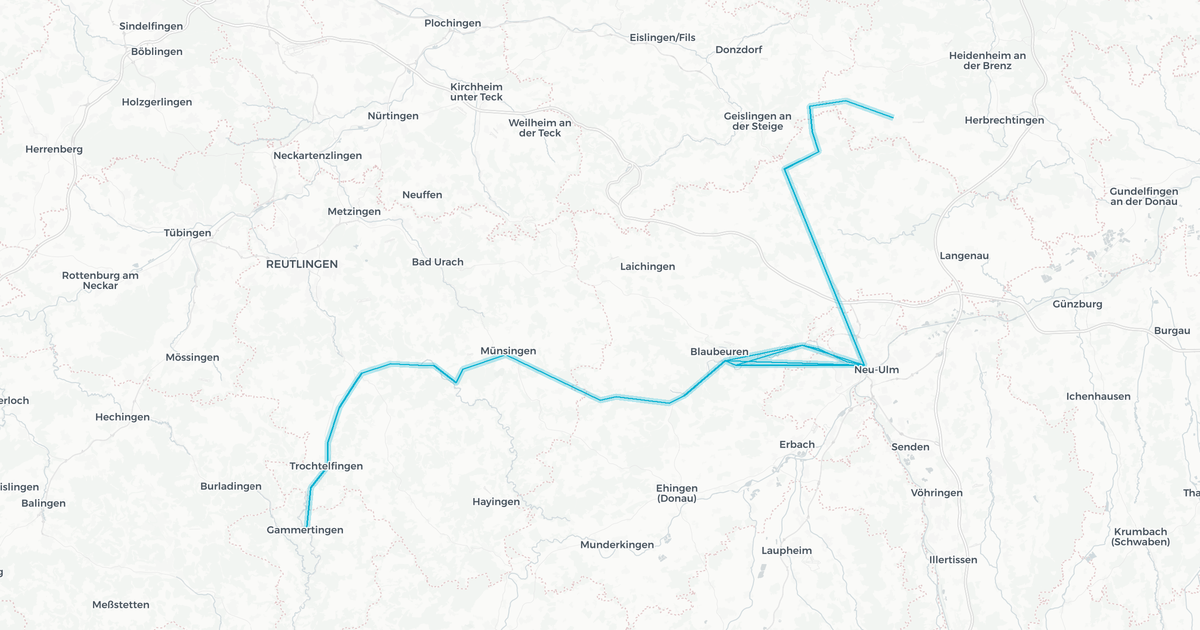 Liniennetz von SAB___Schwäbische Alb-Bahn