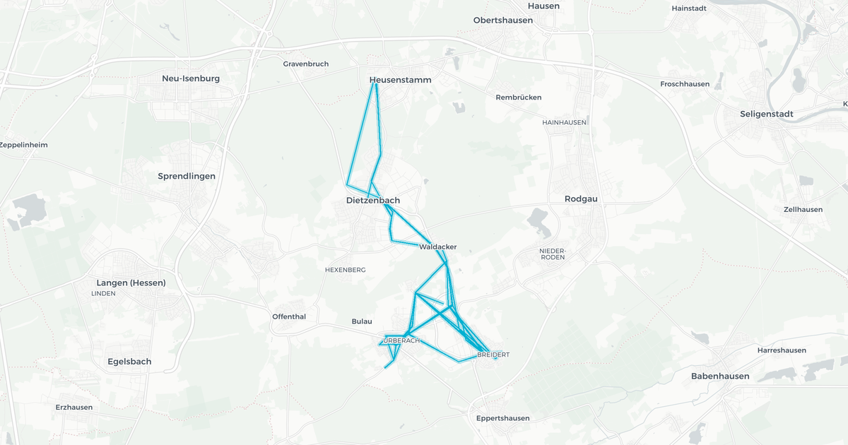 Liniennetz von Schau in's Land Hain GmbH