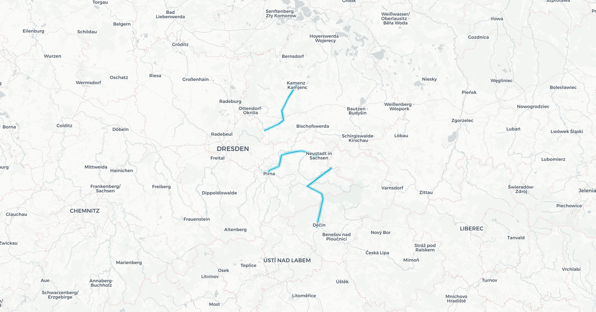 Liniennetz von Schienenersatzverkehr