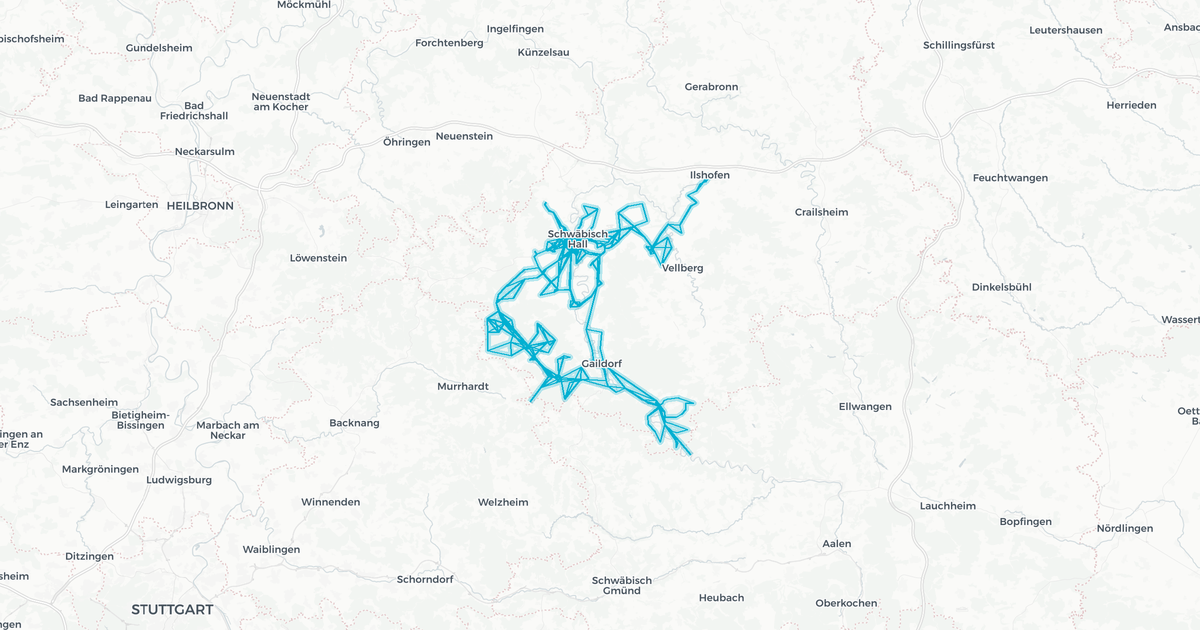 Liniennetz von Stadtverkehr SHA