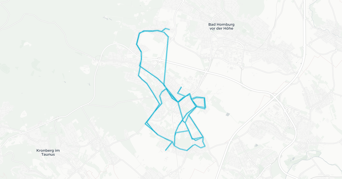 Liniennetz von Stadtwerke Oberursel