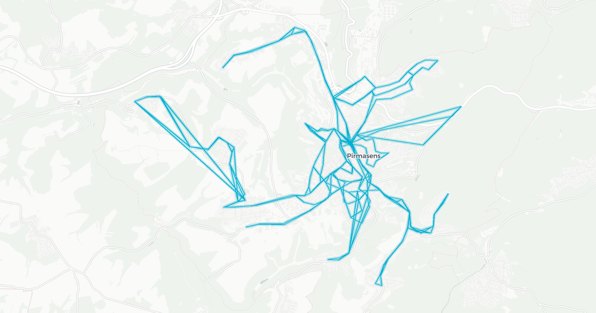 Liniennetz von Stadtwerke Pirmasens