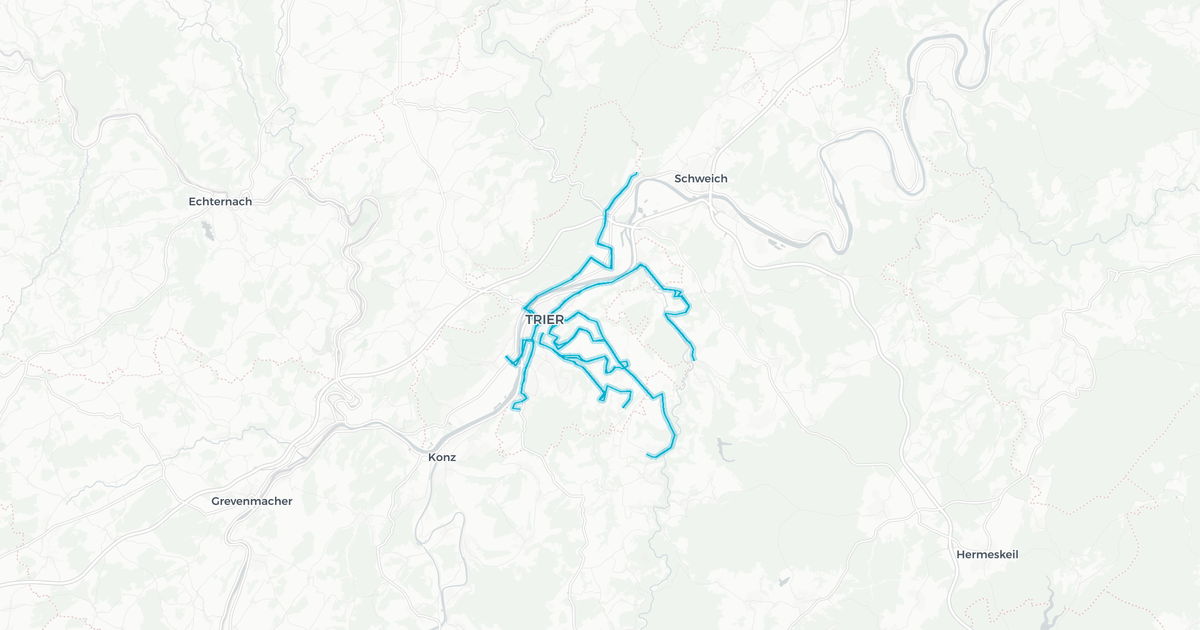 Liniennetz von Stadtwerke Trier