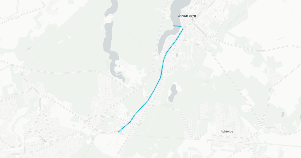 Liniennetz von Strausberger Eisenbahn GmbH
