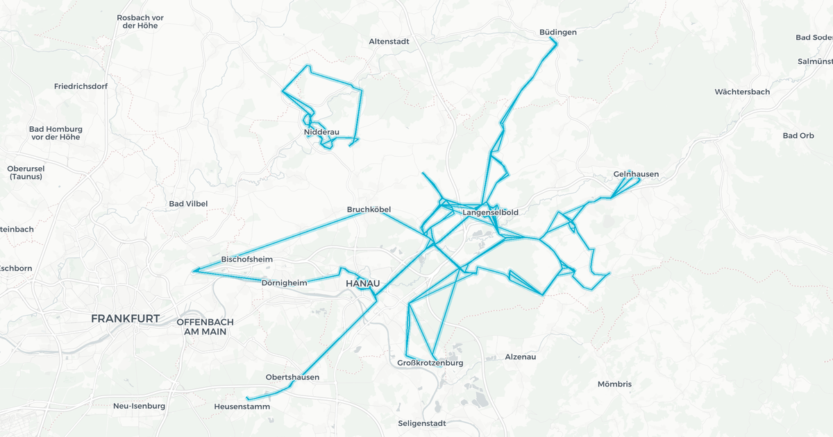Liniennetz von Stroh Busverkehr GmbH