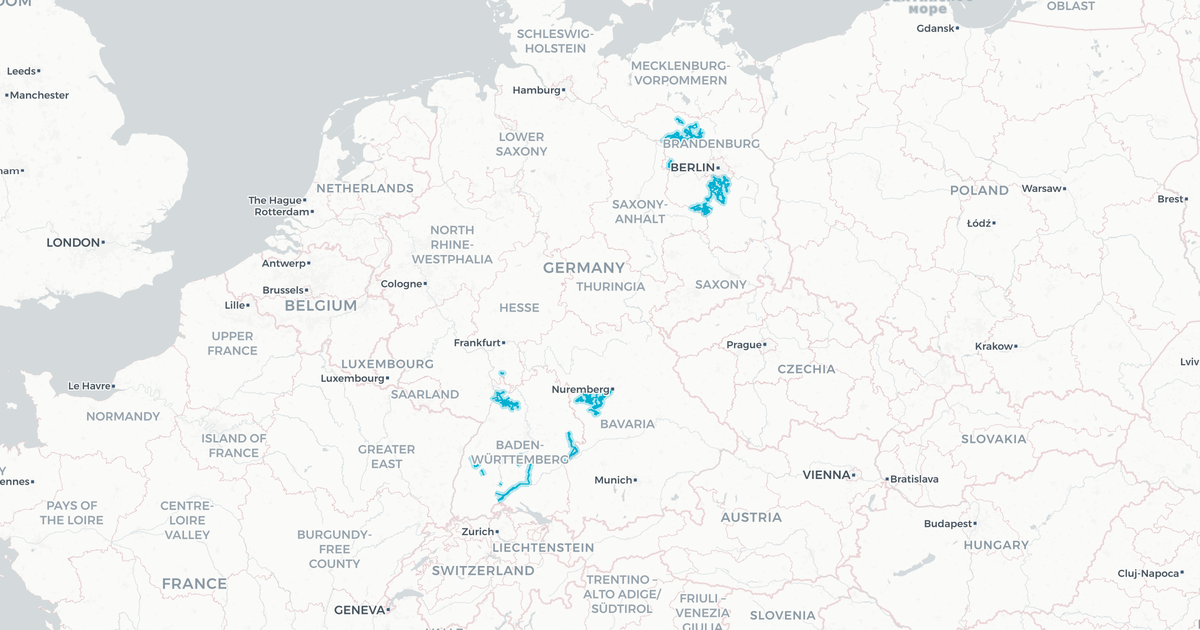 Liniennetz von Südwestdeutsche-Verkehrs-AG