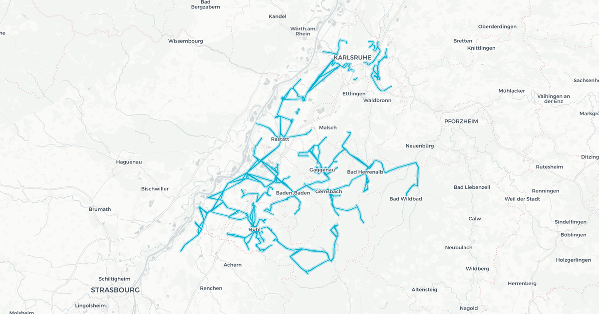 Liniennetz von Taxiverkehre
