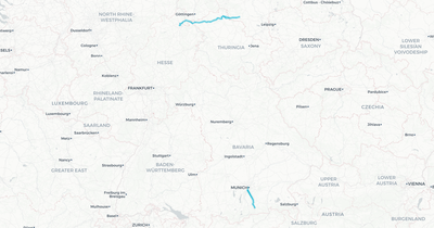 Liniennetz von ABELLIO Rail Mitteldeutschland GmbH