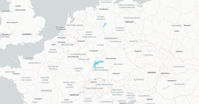 Liniennetz von Albtal-Verkehrs-Gesellschaft