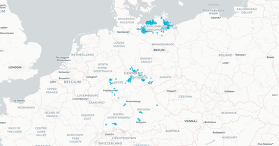 Liniennetz von Anklamer Verkehrsgesellschaft