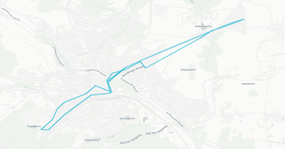 Liniennetz von Ansbacher Bäder und Verkehrs GmbH