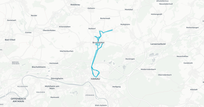 Liniennetz von ARGE HRS Omnibus OHG