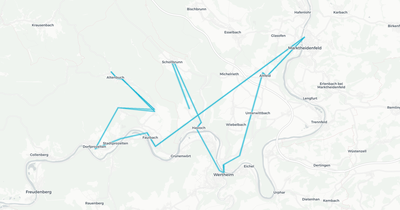 Liniennetz von Auro