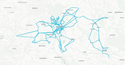 Liniennetz von Bad Salzuflen