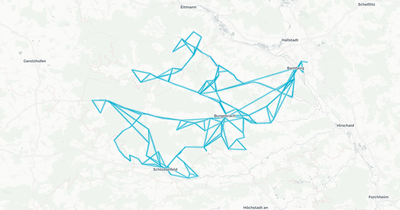 Liniennetz von Bamberg