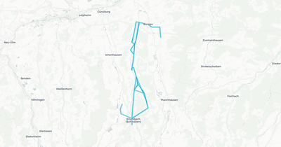 Liniennetz von BBS Verkehrs Ges. (VMK)