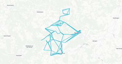 Liniennetz von Beck GmbH