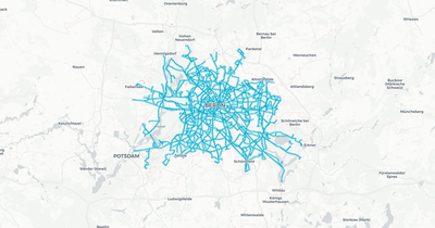 Liniennetz von Berliner Verkehrsbetriebe