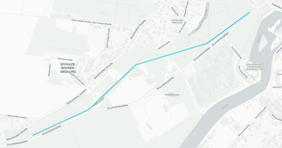 Liniennetz von Bernburger Freizeit - Parkeisenbahn Krumbholz