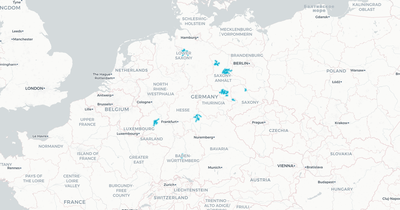 Liniennetz von bkr-mobility & DB Regio Bus Mitte & Sche